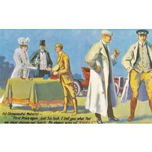 Shell Motor Spirit 1st Unsuccessful Motorist Reproduction Advert Postcard