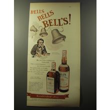 1953 Bell's Scotch Ad - Bells Bells Bell's!