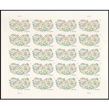 2015 Yes I Do Pane of 20 - 2 Oz Current Letter Rate Wedding Stamps Scott 5001
