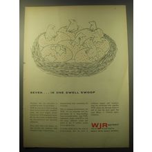 1959 WJR Radio Station Advertisement - Seven in one swell swoop