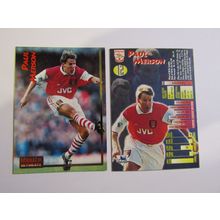 9. John Hartson - Arsenal - Merlin Ultimate P.L 1995/96 Football Card (ef1)