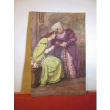 ROMEO & JULIET, SHAKESPEARE play by G Demain Hammond. unused postcard =