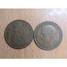 GB 1927 George V Penny Coin