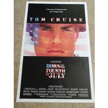 Born on the Fourth of July - Movie Poster with Tom Cruise - Vintage Poster