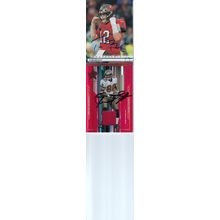 TOM BRADY & MICHAEL CLAYTON JERSEY AUTO 2022/05 TAMPA BAY BUCCANEERS HOF CHAMPS