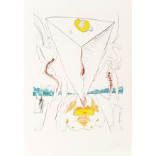 Salvador Dalí Conquest of Cosmos I 1974 Picture 1 Poster Canvas Movie Film Print