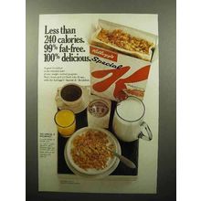 1969 Kellogg's Special K Cereal Ad - 99% Fat-Free