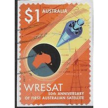 AUS 2017 $1.00 (S/A) 'WRESAT' (ON PAPER) FINE USED (EBID64-137)