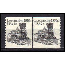 1897A 2c Locomotive Very Fine MNH Dry Gum CNP Left 3 PA0285