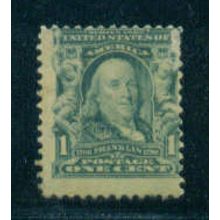 300 1c Benjamin Franklin Average MDG C1176