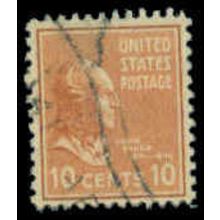 Used 815 10c John Tyler Fine M07939