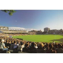 Lords Ground The Nursery End in 1980s Cricket Postcard