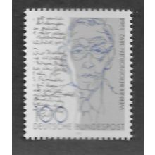 GER 1992 U/M 100pf 'WERNER BERGENGRUEN' (EBID78-819)