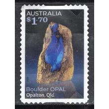 AUSTRALIA: 2025, $1.70 BOULDER OPAL DOMESTIC, USED SELF-ADHESVE STAMP. 458/9