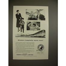 1957 Northern Pacific Railway Ad - Western Hospitality