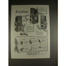 1959 Rollei Rolleiflex & Rolleicord Va Camera Ad, Give!