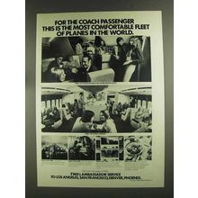 1972 TWA Airlines Ad - For the Coach Passenger