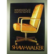 1972 Shaw-Walker Profile-Arm Executive Chair Ad