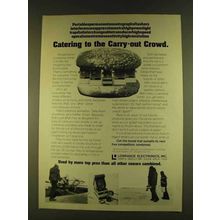1980 Lowrance Electronics Sonar Ad - Carry-Out Crowd