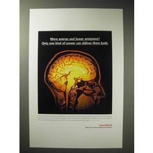 2005 ExxonMobil Oil Ad - More Energy, Lower Emissions