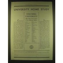 1931 Columbia University Ad