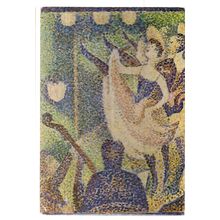 STUDY FOR 'THE CHAHUT' by Georges Seurat . unused postcard Pallas Galler /