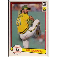 1982 Donruss baseball card 287 Bob Owchinko