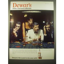 1966 Dewar's Scotch Ad - Dewar's clean, cool and collected