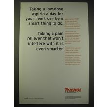 2004 Tylenol Medicine Ad - Taking a low-dose aspirin a day for your heart