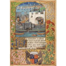 Charles Duke Of Orleans Tower Of London Manuscript Book Postcard
