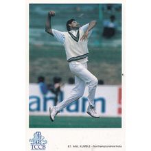 Anil Kumble Northamptonshire India Cricket Team Classic Card Postcard