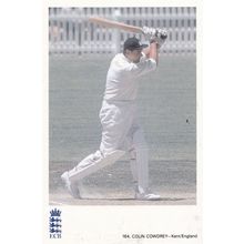 Colin Cowdrey Kent Cricket Team Classic Card Postcard