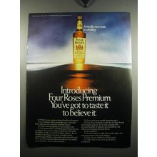 1971 Four Roses Premium Whiskey Advertisement