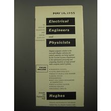 1955 Hughes Aviation Ad - Electrical Engineers and Physicists