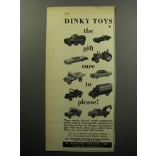 1956 Dinky Toys Ad - Dinky Toys the gift sure to please