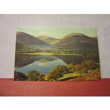 ULLSWATER and GLENRIDDING, CUMBRIA used postcard.by Jarrold. 1979 pm #