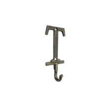 Pack Of 2] Rustic Gold Cast Iron Letter T Alphabet Wall Hook 6""