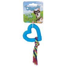 Diggers TPR Hearts and Rope Toys Blue