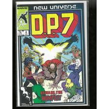 D.P. 7, #4, Marvel New Universe Comic Book, 1987