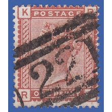GB QV 1880 1d VENETIAN RED RK SG166 GU LEITH SCOTLAND 221