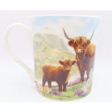 Highland Cow Mug Fine China Mug 9 CM Ceramic Dishwasher & Microwave Safe Gift