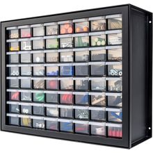 IRIS USA Bead Organizer Storage Bin Drawer Cabinet, 64-Drawer Plastic Organizati