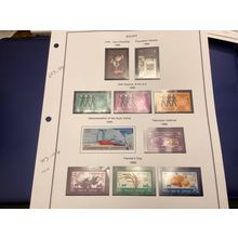 ICOLLECTZONE Egypt 693-697, 703-706 VF NH (G300-45) few hinted