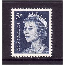 AUSTRALIA 1967 5c DEEP BLUE SG 386c M MINT