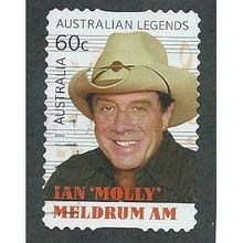 AUS 2013 60c (S/A) 'AUSTRALIAN LEGENDS-IAN MOLLY MELDRUM' FINE USED (EBID36-184)