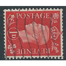 1937 SG463a 1d Scarlet Wmk Sideways Good/Fine Used .. .