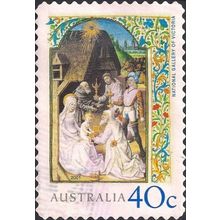 AUSTRALIA, CHRISTMAS, Wise Men Gifts, white 2001, 40c