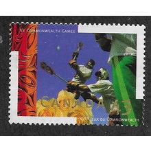 CAN 1994 43c 'COMMONWEALTH GAMES- LACROSSE' FINE USED (EBID71-302)