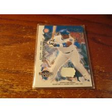 2003 Donruss Studio, Game Used Base Patch, SAMMY SOSA, Cubs