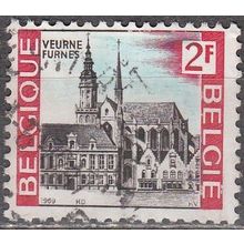 Belgique 1969 Michel 1560 O Cote (2008) 0.15 € Tourisme Furnes Cachet rond